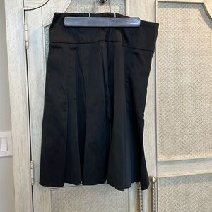 Pleated black skirt